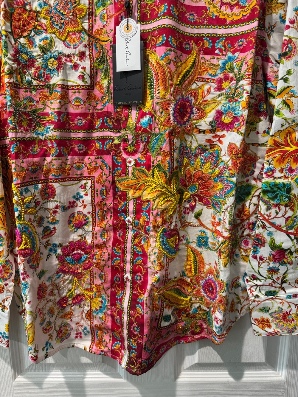 Robert Graham Limited Edition "Giverny Flowers" Shirt - Picture 7 of 14